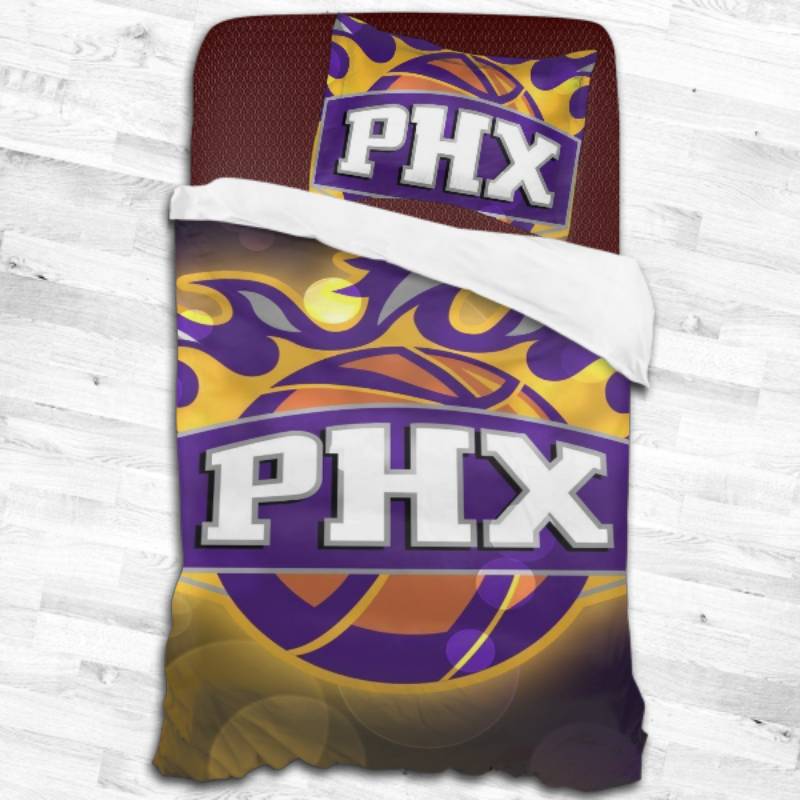 Nba Phoenix Suns Logo Type 2221 Bedding Sets Sporty Bedroom Home Decor