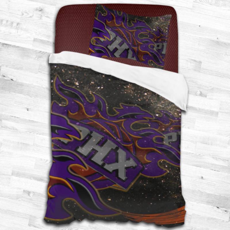 Nba Phoenix Suns Logo Type 2225 Bedding Sets Sporty Bedroom Home Decor