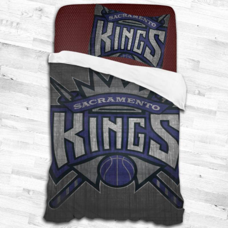 Nba Sacramento Kings Logo Type 2226 Bedding Sets Sporty Bedroom Home Decor