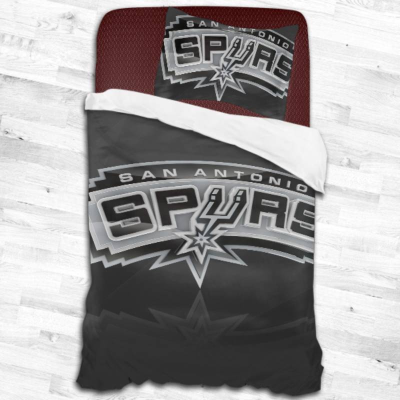 Nba San Antonio Spurs Logo Type 2232 Bedding Sets Sporty Bedroom Home Decor