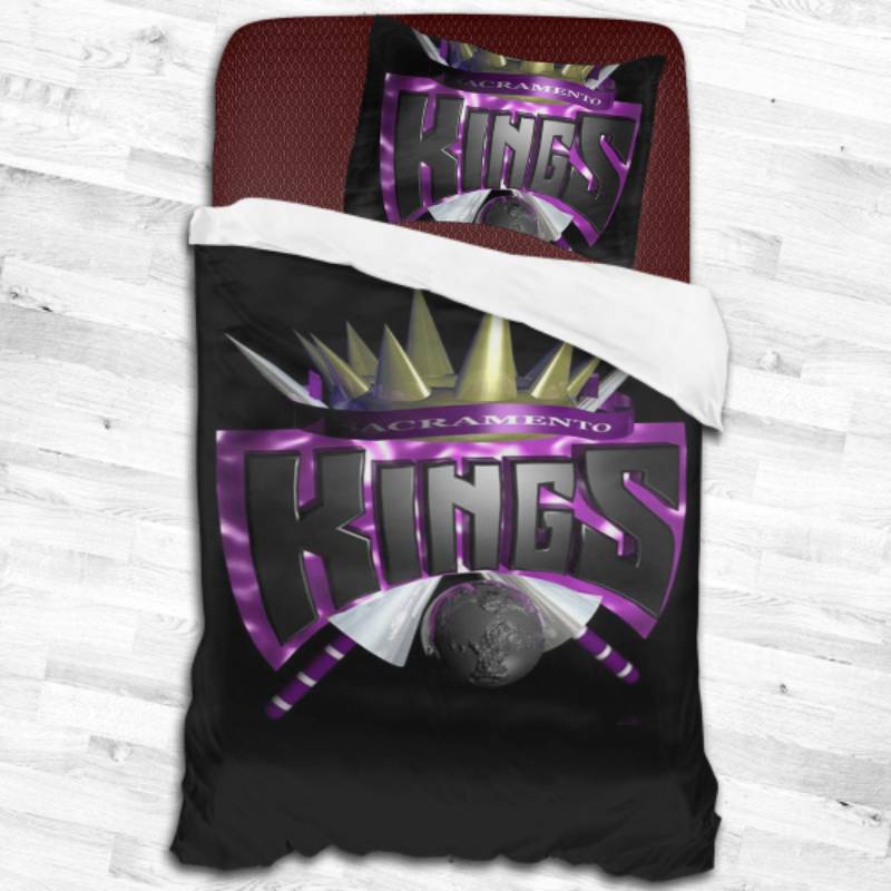 Sacramento Kings Logo Type 2246 Bedding Sets Sporty Bedroom Home Decor