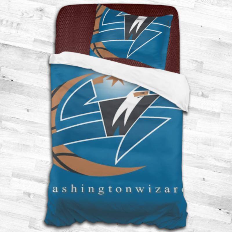 Washington Wizards Logo Type 2247 Bedding Sets Sporty Bedroom Home Decor