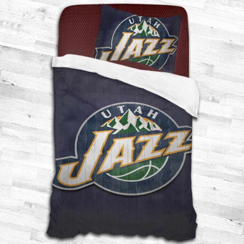 Utah Jazz Logo Type 2255 Bedding Sets Sporty Bedroom Home Decor