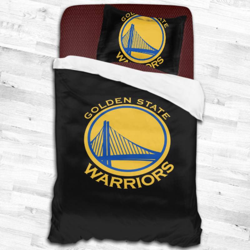 Nba Golden State Warriors Logo Type 2272 Bedding Sets Sporty Bedroom Home Decor