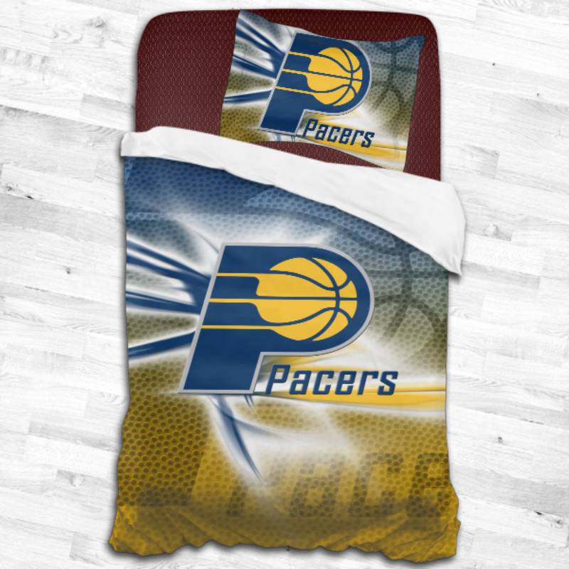 Nba Indiana Pacers Logo Type 2277 Bedding Sets Sporty Bedroom Home Decor