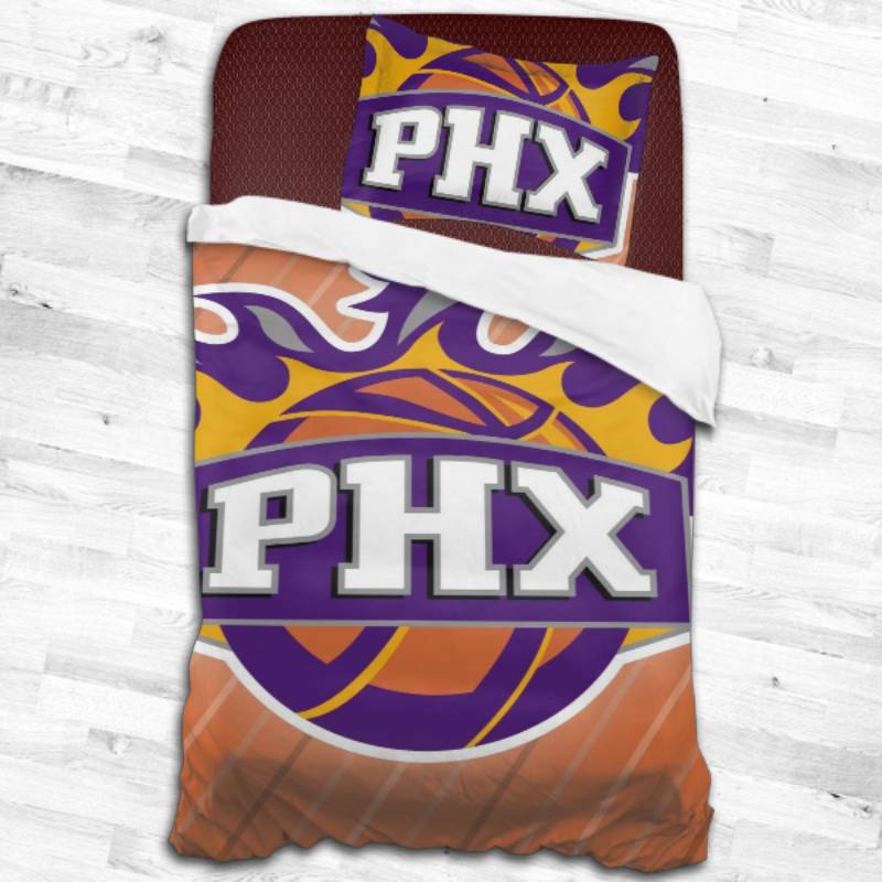 Nba Phoenix Suns Logo Type 2301 Bedding Sets Sporty Bedroom Home Decor