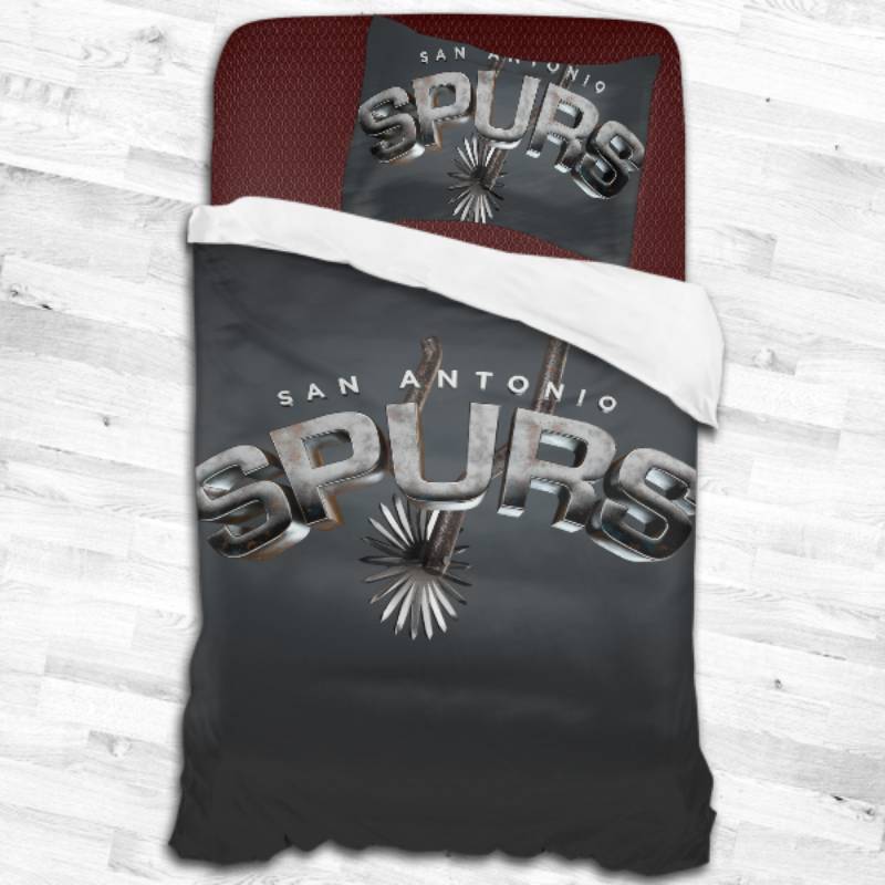 Nba San Antonio Spurs Logo Type 2309 Bedding Sets Sporty Bedroom Home Decor