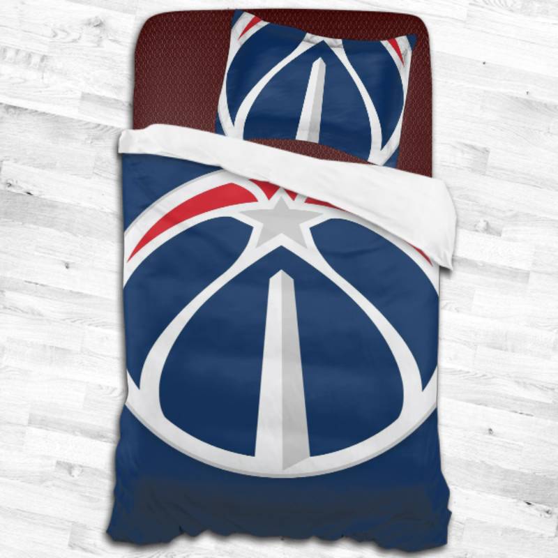 Nba Washington Wizards Logo Type 2316 Bedding Sets Sporty Bedroom Home Decor