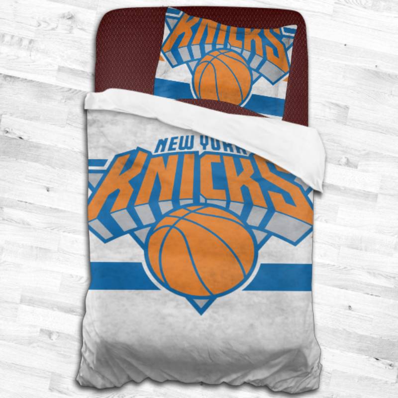 New York Knicks Logo Type 2322 Bedding Sets Sporty Bedroom Home Decor
