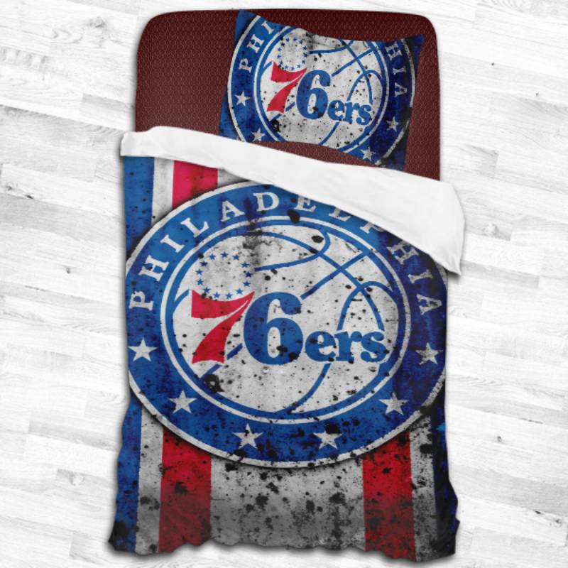 Philadelphia 76Ers Logo Type 2326 Bedding Sets Sporty Bedroom Home Decor