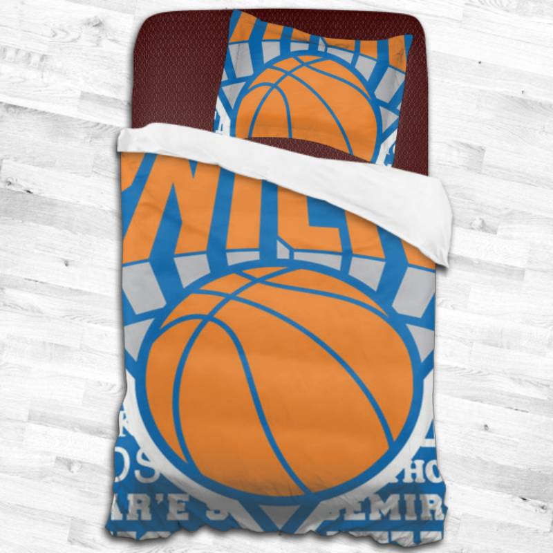 New York Knicks Logo Type 2327 Bedding Sets Sporty Bedroom Home Decor