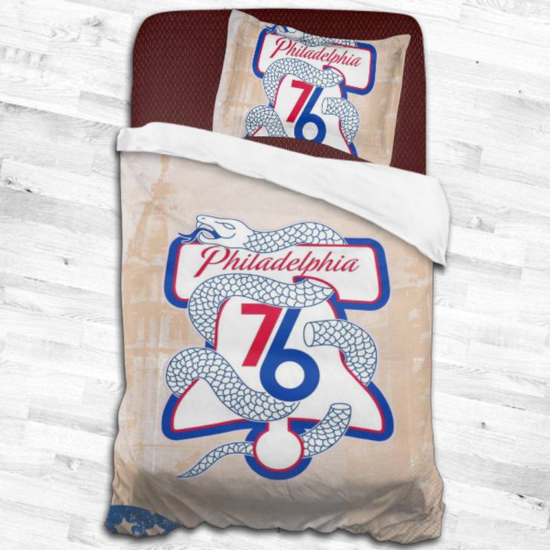 Philadelphia 76Ers Logo Type 2328 Bedding Sets Sporty Bedroom Home Decor