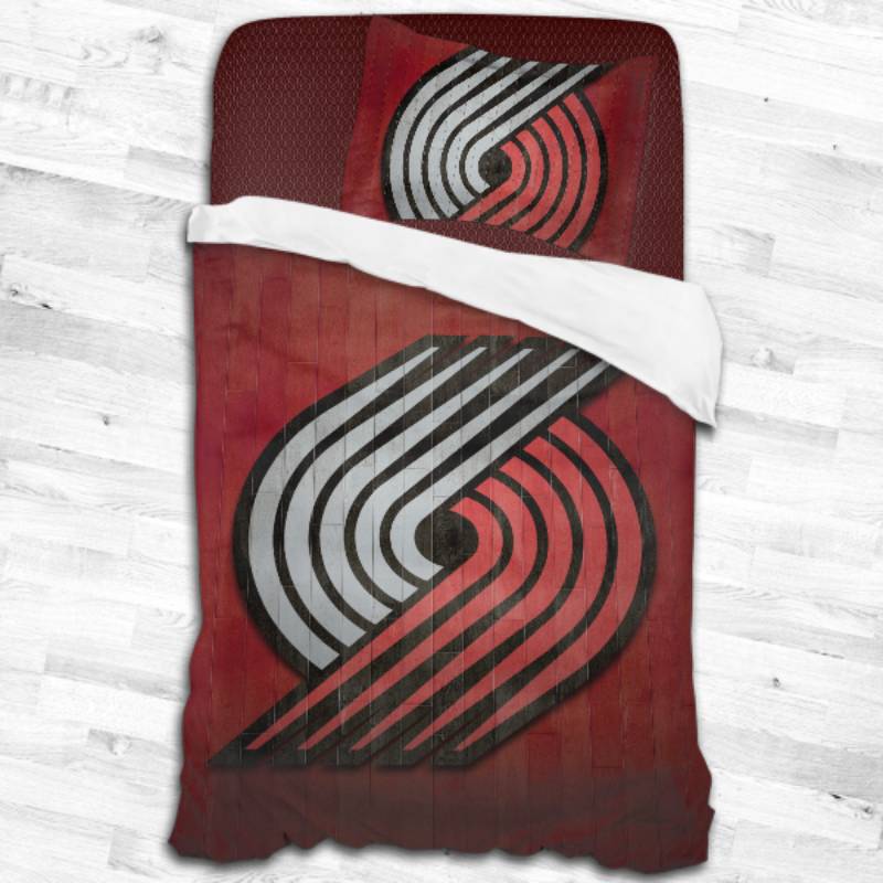 Portland Trail Blazers Logo Type 2333 Bedding Sets Sporty Bedroom Home Decor