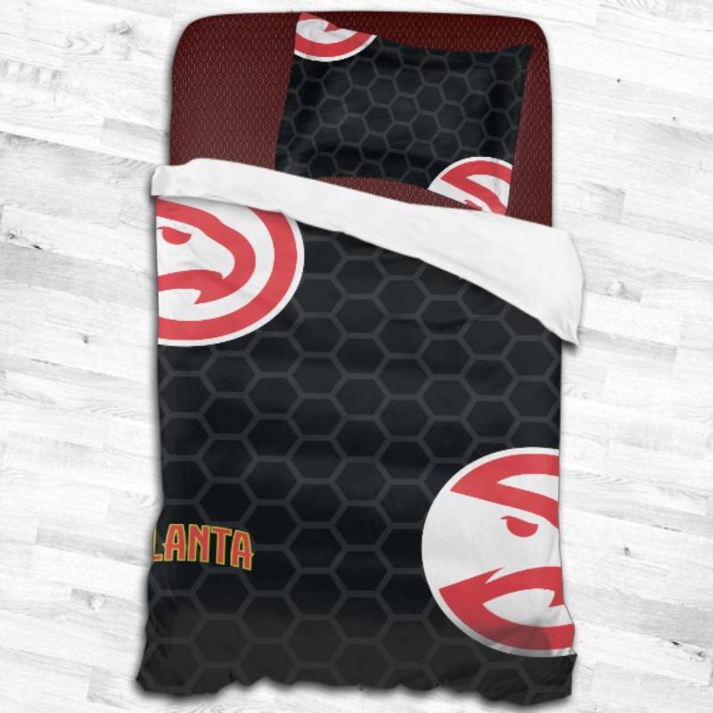 Atlanta Hawks Logo Type 2334 Bedding Sets Sporty Bedroom Home Decor