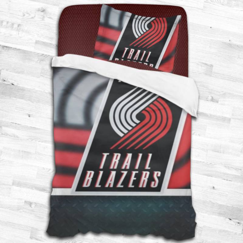 Portland Trail Blazers Logo Type 2335 Bedding Sets Sporty Bedroom Home Decor