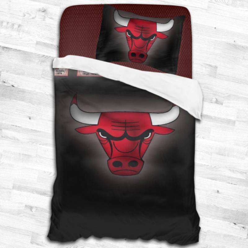 Chicago Bulls Logo Type 2339 Bedding Sets Sporty Bedroom Home Decor