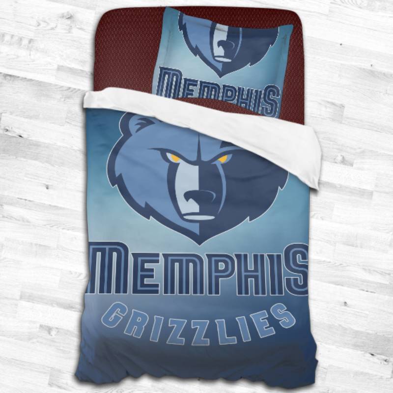 Memphis Grizzlies Logo Type 2342 Bedding Sets Sporty Bedroom Home Decor