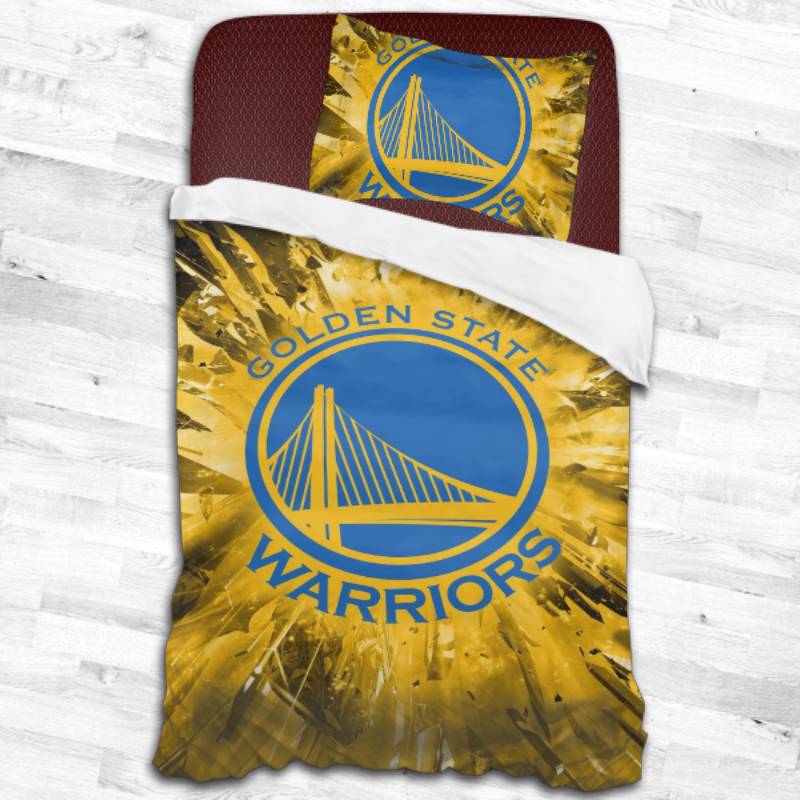 Nba Golden State Warriors Logo Type 2359 Bedding Sets Sporty Bedroom Home Decor