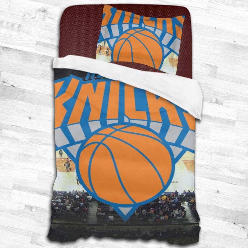 Nba New York Knicks Logo Type 2360 Bedding Sets Sporty Bedroom Home Decor