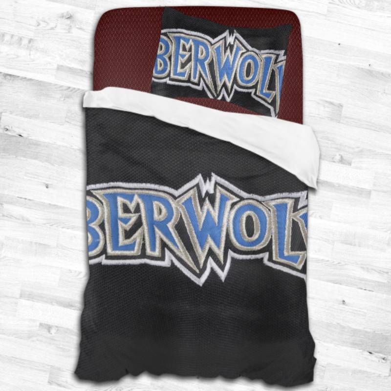 Nba Minnesota Timberwolves Logo Type 2361 Bedding Sets Sporty Bedroom Home Decor
