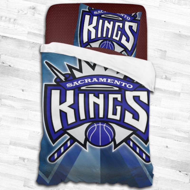 Nba Sacramento Kings Logo Type 2369 Bedding Sets Sporty Bedroom Home Decor