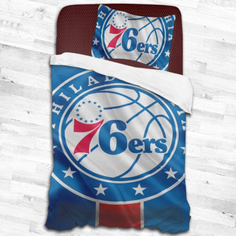 Philadelphia 76Ers Logo Type 2372 Bedding Sets Sporty Bedroom Home Decor
