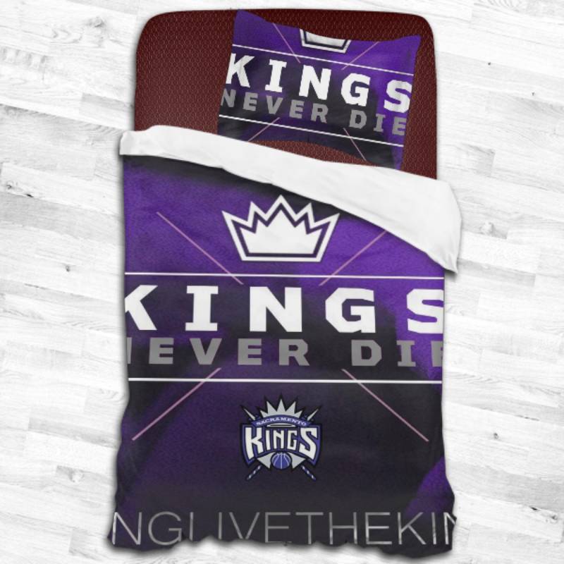 Sacramento Kings Logo Type 2375 Bedding Sets Sporty Bedroom Home Decor