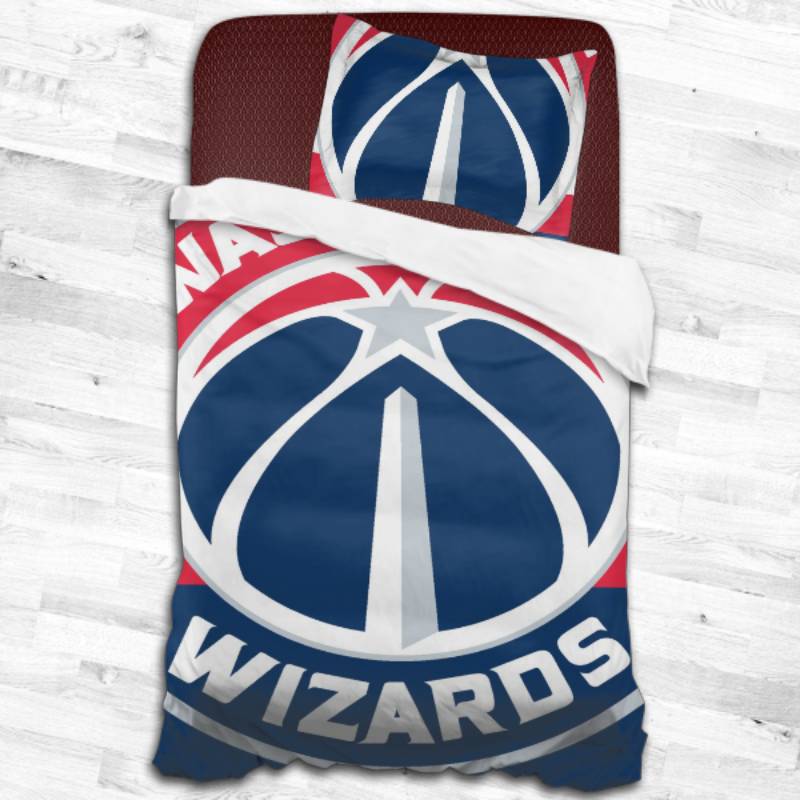 Nba Washington Wizards Logo Type 2377 Bedding Sets Sporty Bedroom Home Decor