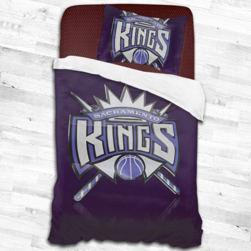 Sacramento Kings Logo Type 2378 Bedding Sets Sporty Bedroom Home Decor