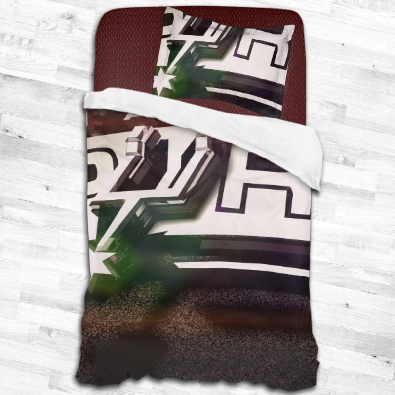 San Antonio Spurs Logo Type 2379 Bedding Sets Sporty Bedroom Home Decor