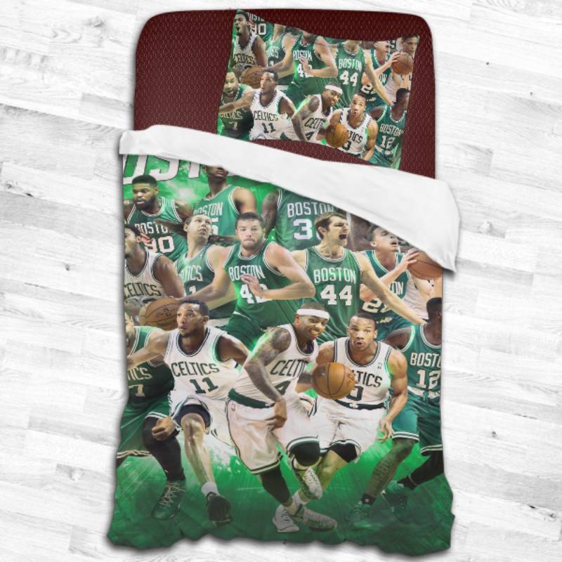 Boston Celtics Logo Type 2381 Bedding Sets Sporty Bedroom Home Decor