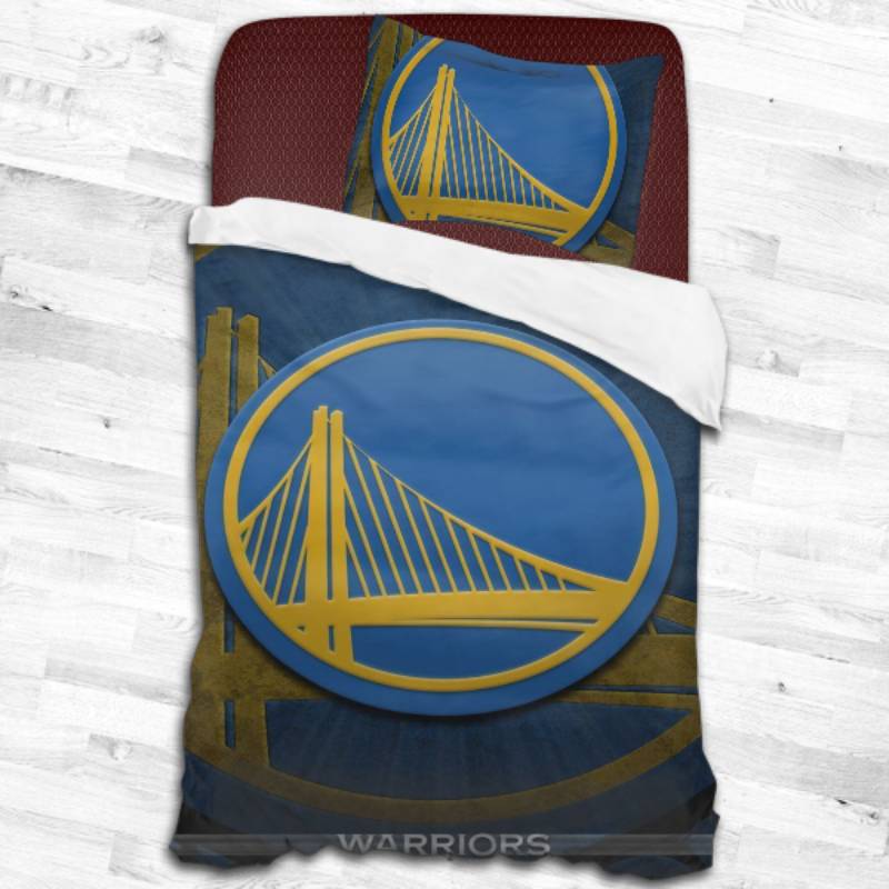 Golden State Warriors Logo Type 2390 Bedding Sets Sporty Bedroom Home Decor
