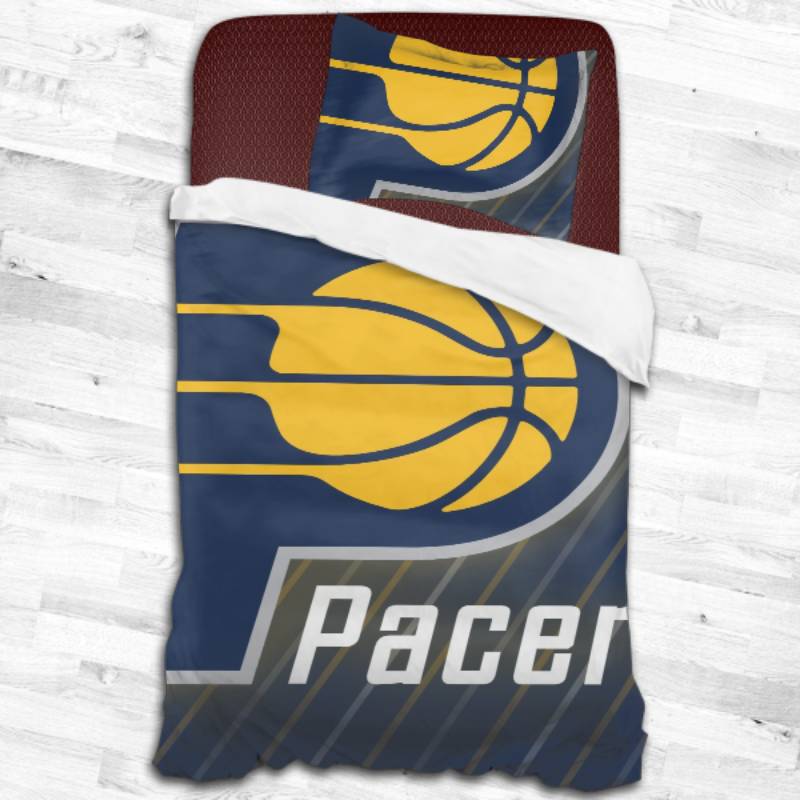 Nba Indiana Pacers Logo Type 2400 Bedding Sets Sporty Bedroom Home Decor