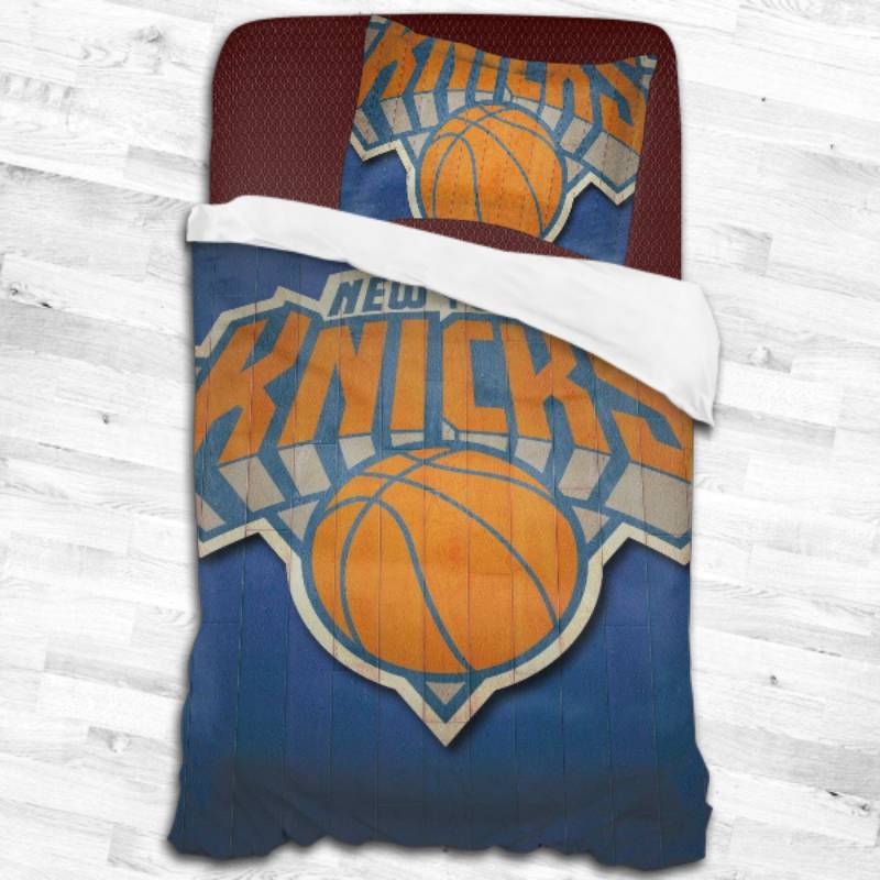 Nba New York Knicks Logo Type 2405 Bedding Sets Sporty Bedroom Home Decor