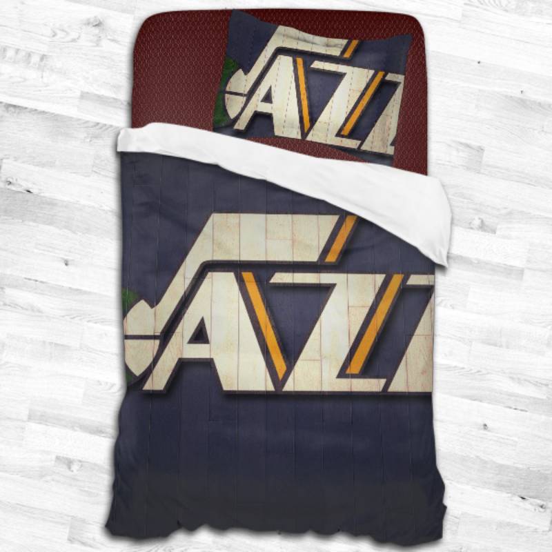 Nba Utah Jazz Logo Type 2415 Bedding Sets Sporty Bedroom Home Decor