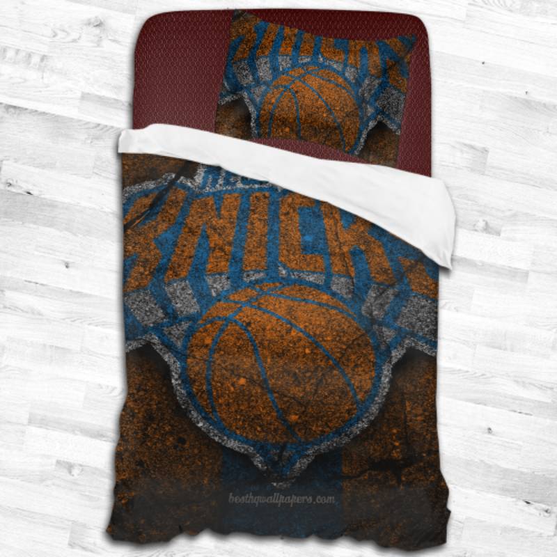 Nba New York Knicks Logo Type 2418 Bedding Sets Sporty Bedroom Home Decor
