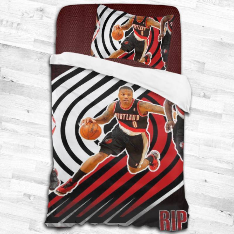 Portland Trail Blazers Logo Type 2421 Bedding Sets Sporty Bedroom Home Decor