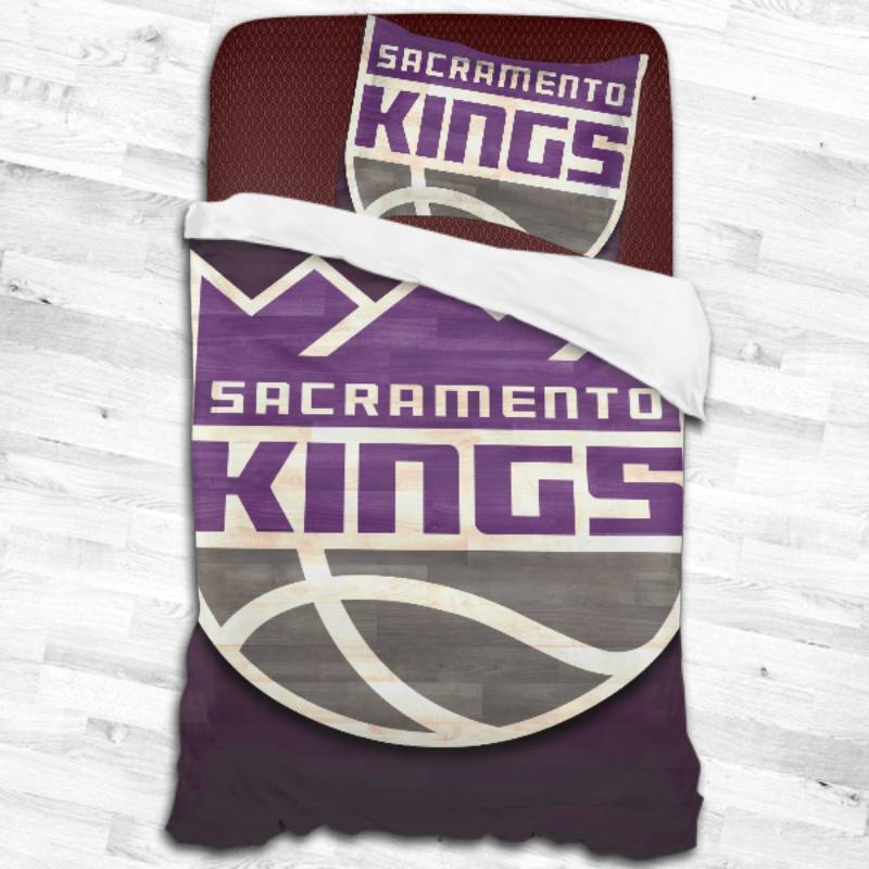 Sacramento Kings Logo Type 2422 Bedding Sets Sporty Bedroom Home Decor