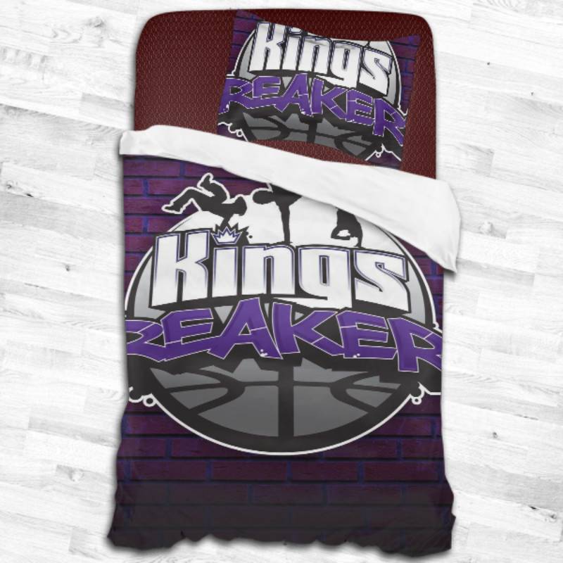 Sacramento Kings Logo Type 2423 Bedding Sets Sporty Bedroom Home Decor