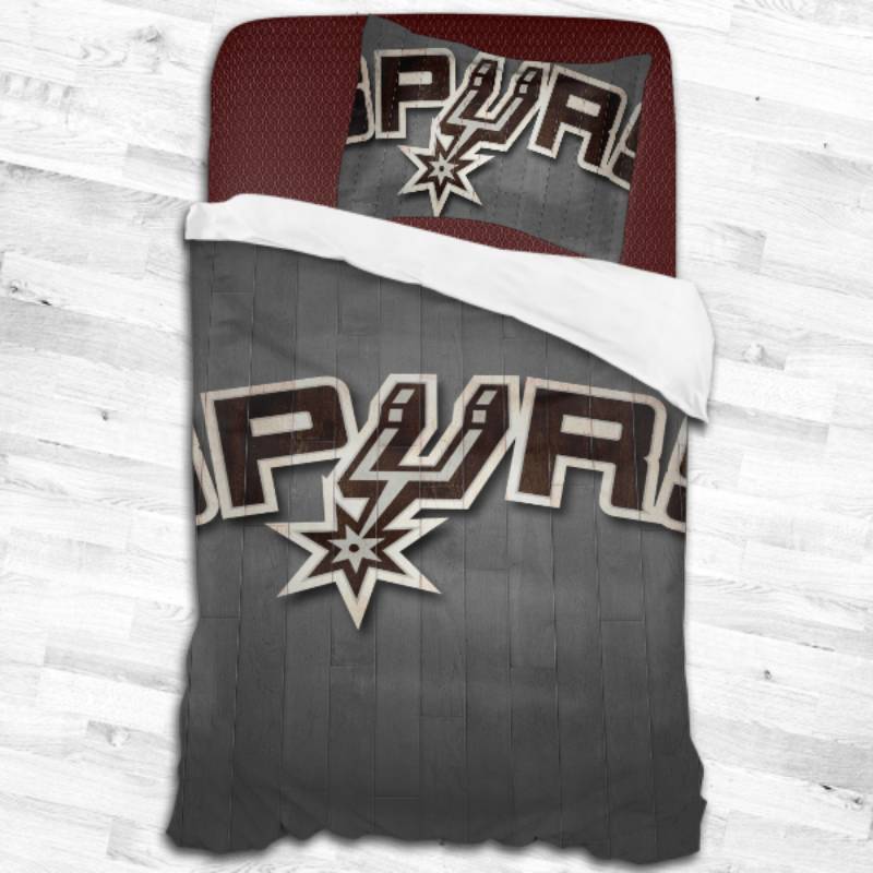 San Antonio Spurs Logo Type 2425 Bedding Sets Sporty Bedroom Home Decor