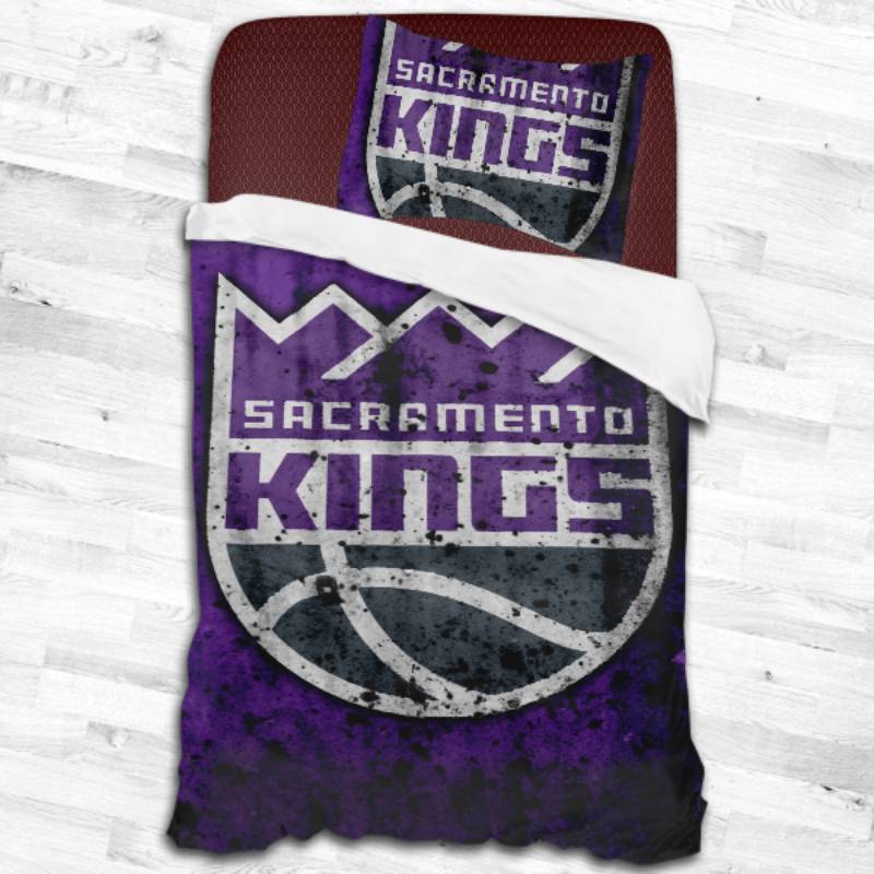 Sacramento Kings Logo Type 2426 Bedding Sets Sporty Bedroom Home Decor