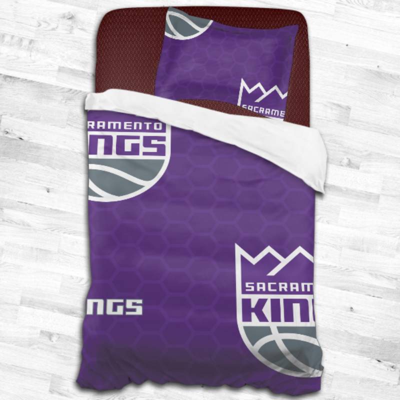 Sacramento Kings Logo Type 2427 Bedding Sets Sporty Bedroom Home Decor