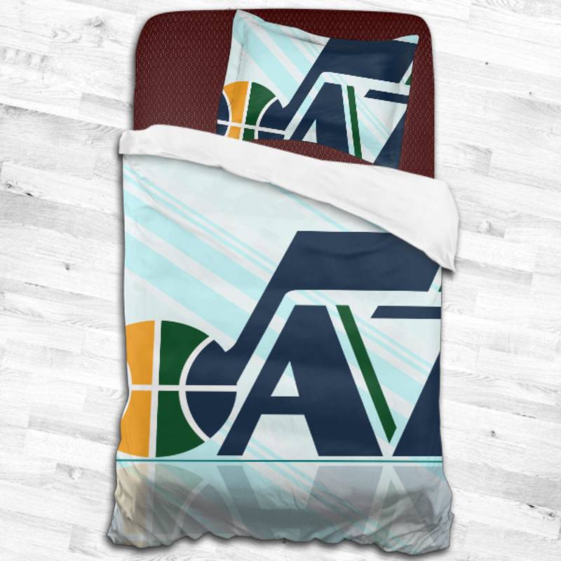 Utah Jazz Logo Type 2431 Bedding Sets Sporty Bedroom Home Decor