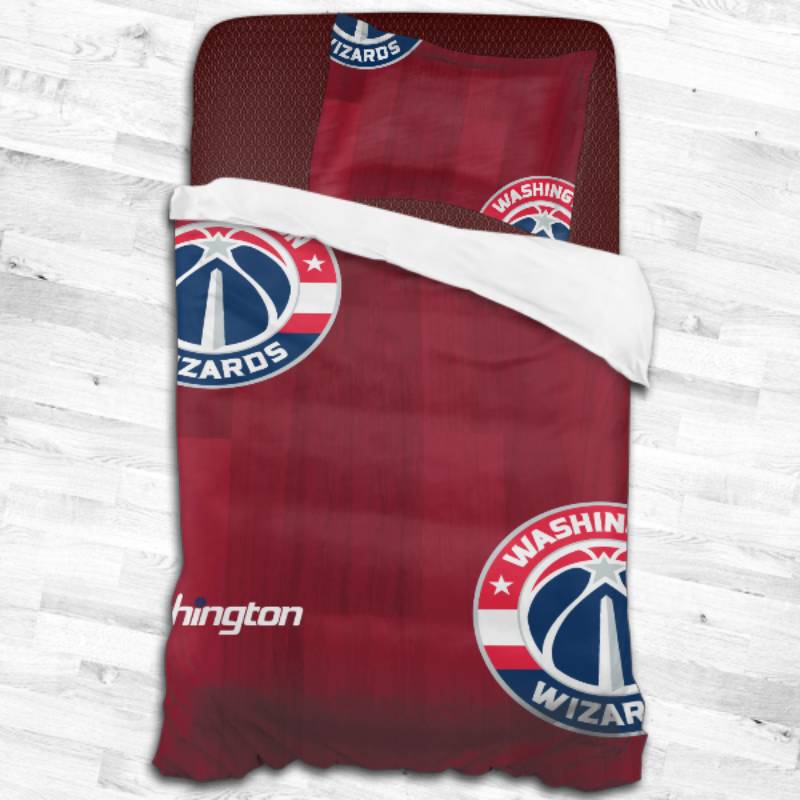 Washington Wizards Logo Type 2432 Bedding Sets Sporty Bedroom Home Decor