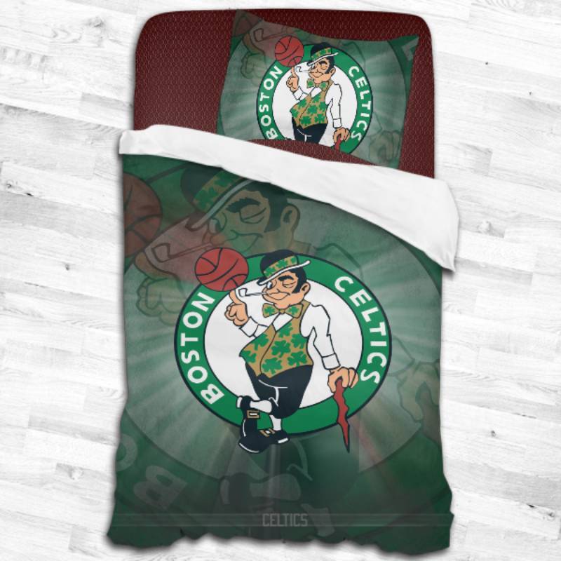 Boston Celtics Logo Type 2433 Bedding Sets Sporty Bedroom Home Decor
