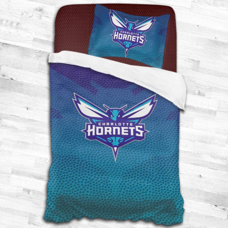 Charlotte Hornets Logo Type 2436 Bedding Sets Sporty Bedroom Home Decor