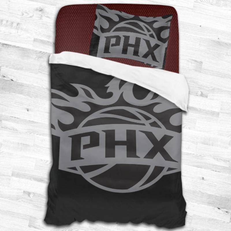 Nba Phoenix Suns Logo Type 2468 Bedding Sets Sporty Bedroom Home Decor