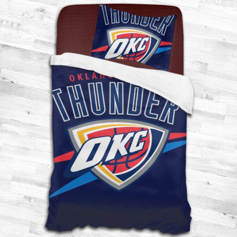 Oklahoma City Thunder Logo Type 2478 Bedding Sets Sporty Bedroom Home Decor