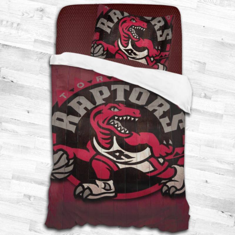 Toronto Raptors Logo Type 2482 Bedding Sets Sporty Bedroom Home Decor