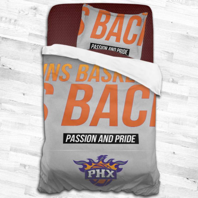 Phoenix Suns Logo Type 2485 Bedding Sets Sporty Bedroom Home Decor